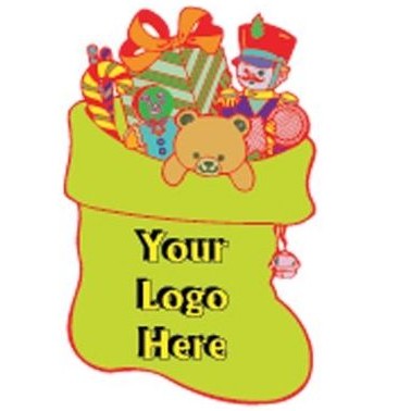 Stocking Toy Bag Lapel Pin