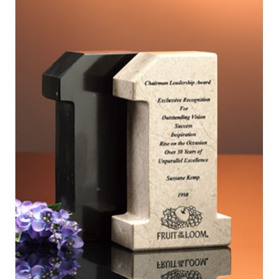 Black Genuine Marble #1 Award