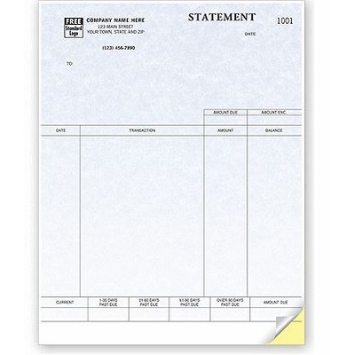 Parchment Laser Statement (1 Part)