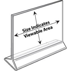 6"x4" Upright Ad Holder (Opens at Top)