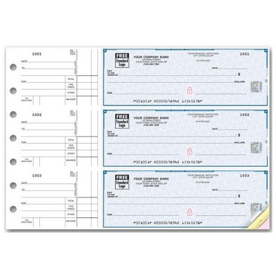 3-On-a-Page High Security Multi-Purpose Checks (1 Part)