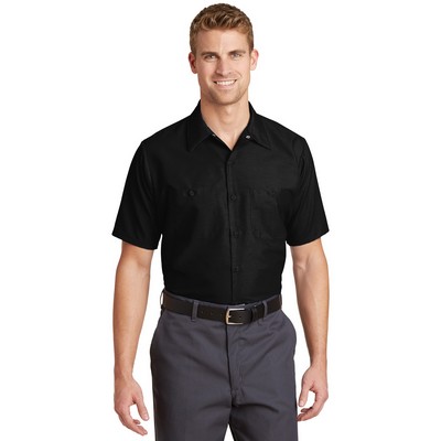 Red Kap® Long Size Short Sleeve Industrial Work Shirt.