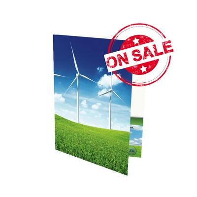 4color single pocket Presentation Folders Long Run