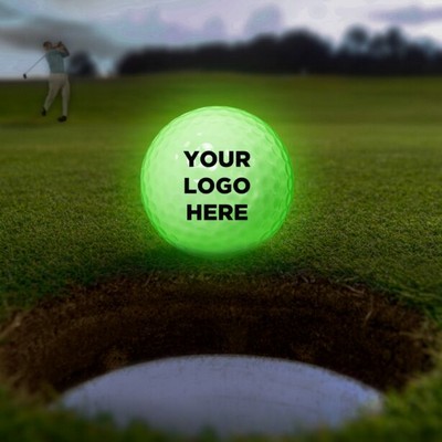 Green Night Golf Ball(Pad Printed)
