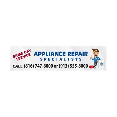 Rectangle Sticker | Square Corner | 1" x 4" | Clear Static | Static Back | Digital