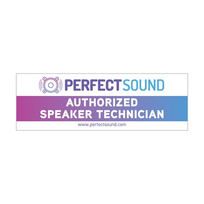 Rectangle Sticker | Square Corner | 2" x 6" | White Static | Static Back | Digital