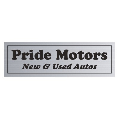 Car-Cal Dealer Decal | Rectangle | 1 3/8" x 4 3/8" | Clear Polyester