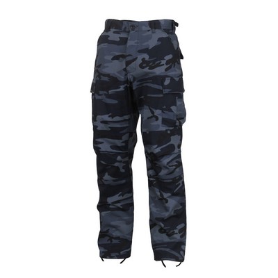 Midnight Blue Camo Tactical BDU Pants (S-XL)