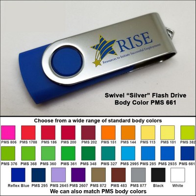 Swivel Flash Drive - 16 GB Memory - Body PMS 661