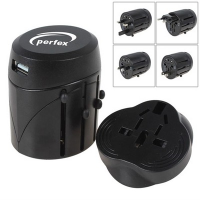 International Travel Converter Adapter w/ USB port