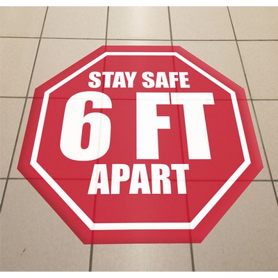 0-28 sq in Custom Full Color Floor Decal
