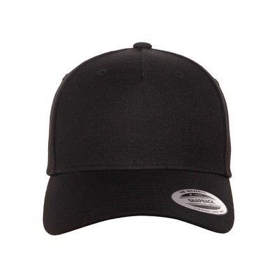 YP Classic™ Premium Five-Panel Curved Bill Snapback Cap