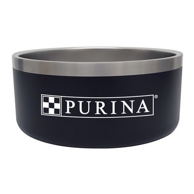 32 Oz. Double Wall Stainless Steel Dog Bowl
