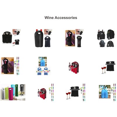 iBank ® Neoprene Wine Bottle Tote Bag