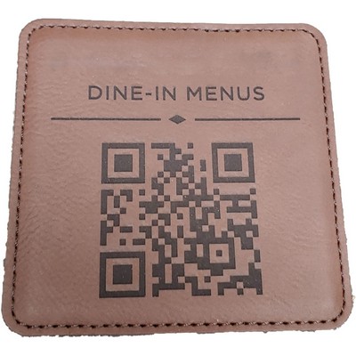 Leatherette Coaster
