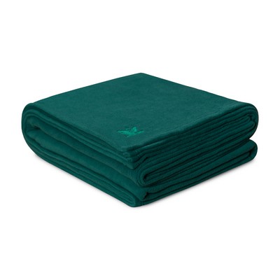 Jade Green 100% Polyester Antipill Fleece Full Size Blanket