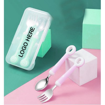 Toddler Training Spoons Forks Set