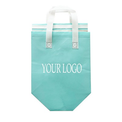 Disposable Non-Woven Lunch Tote Cooler Bag