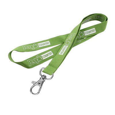 3/4" Polyester Lanyards With Lobster Claw