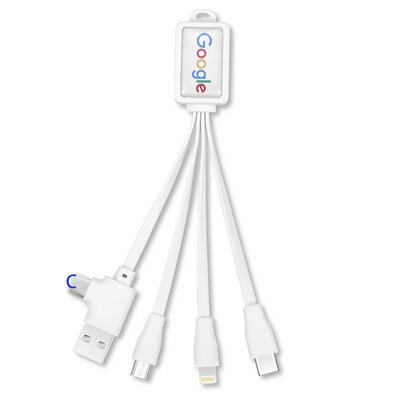 Double-Input 3-In-1 Charging Buddy Cable Set