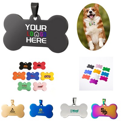 Bone Shaped Dog Tag