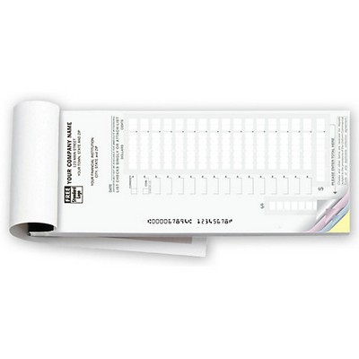 Deposit Tickets Forms - Booked, Easy Scan (2-Part)