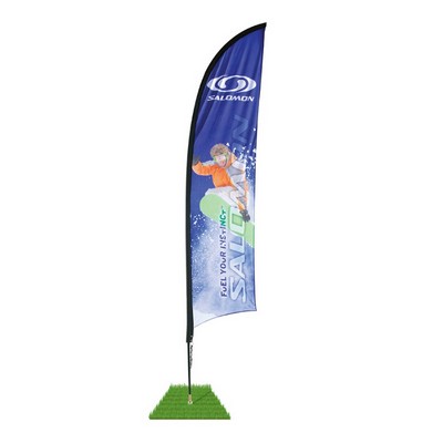 7' Shark Fin Wind Flag Only - Single Sided