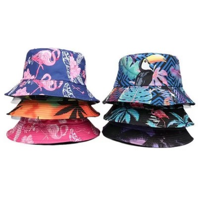Custom Full Color Printed Outdoor Fisherman Sun Hat