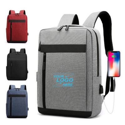 Laptop Backpack w/USB Charging Port
