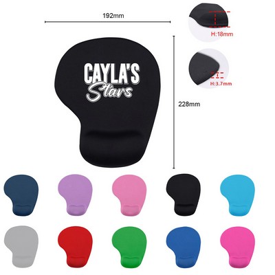 Ergonomic Mouse Pad with Gel Wrist Rest