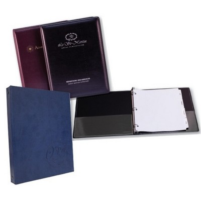 Information Binder for Hotel Room - 8 ½" x 11"