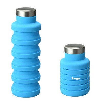 Collapsible Silicone Water Bottle