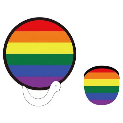 Rainbow Fan with Pouch