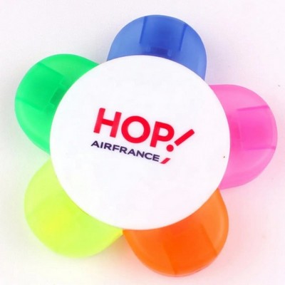 Custom Multi-Color Flower Highlighters