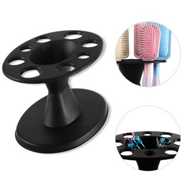 Plastic Salon Barber Comb Storage Stand For Hairdressing Combs Brushes Scissors Organizer