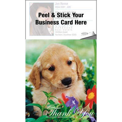 12-Month Calendar Magnet Pad - Tear-Off with Blank White Envelopes
