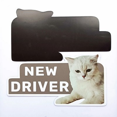 5" CAR SIGN MAGNET