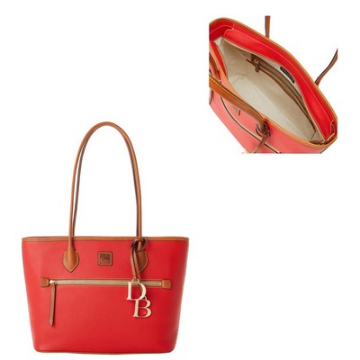 Dooney & Bourke Pebble Grain Tote Bag - Red
