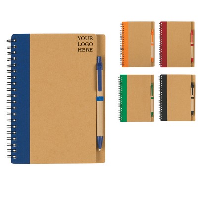 B7 Advertising Coil Notebook With Pens