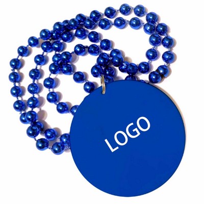 Acrylic Medal Beads / Multi-Color Selection