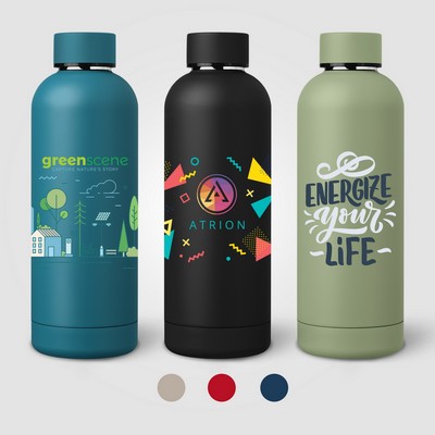Astrid - 18 oz. Recycled Stainless Steel Double Wall Bottle - Full-Color Inkjet