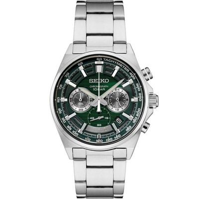 Seiko Watch Chronograph Stainless Steel Bracelet Quartz