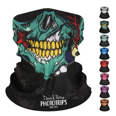 Single Layer Polyester Full Color Tube Neck Gaiter