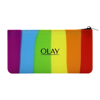 LGBT Silicone Makeup Bag Pencil Case