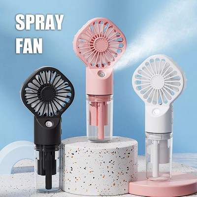 Powerful 2" 1 Handheld Water Spray Fan with Humidifier