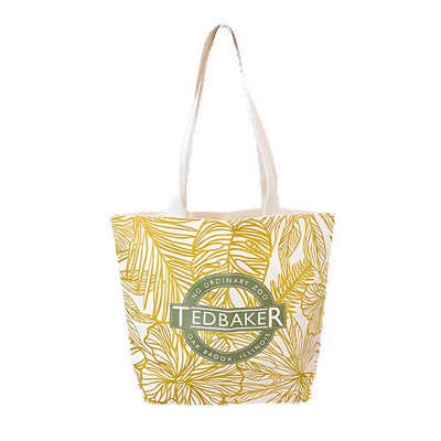 Recycled Canvas Open Tote Bag