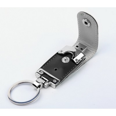 256 MB Leather USB Flash Drive