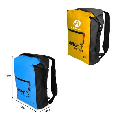 25L/6.6 Gallon Waterproof Dry Bag Backpack