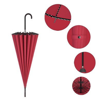 Classic Pagoda-Style Sun & Rain Umbrella