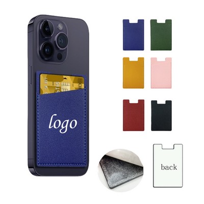 PU Leather Phone Card Holder